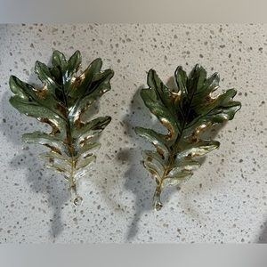 Bath & Body Works - leaf candle toppers